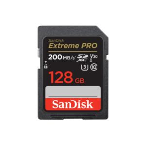 SanDisk Extreme PRO SDXC 128GB UHS I 200MB s Memory Card