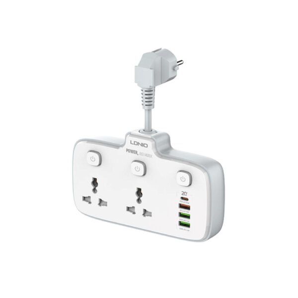 Ldnio SC2413 PD QC3.0 2 Universal Outlets Power Socket 1