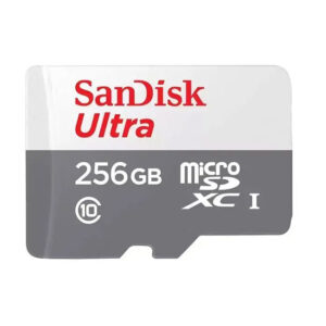 SanDisk Ultra microSDXC 256GB 100MBs UHS I Memory Card