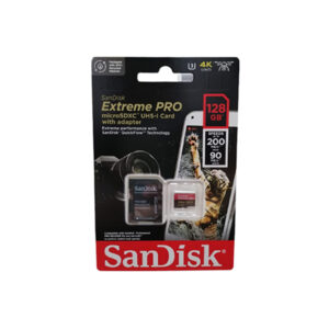 SanDisk Extreme PRO SDXC 128GB UHS I 200MBs Memory Card with Adapter 2