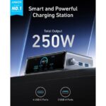 Anker A2345241 Prime Charger 250W 6 Port GaN Charging Stat