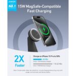 Anker A25M7H11 2 in 1 MagGo Wireless Charger Dock Stand2