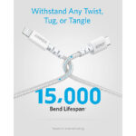 Anker A8617 PowerLine Select 3ft USB C to Lightning Cable 2