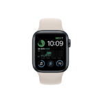 Apple Watch SE 2nd Gen 40MM Midnight Aluminum GPS – Starlight Sport Band 1