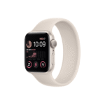 Apple Watch SE 2nd Gen 40MM Starlight Aluminum GPS – Starlight Solo Loop Band