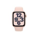 Apple Watch SE 44MM Gold Aluminum GPS Pink Sand Sport Band 1
