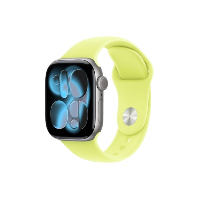 Apple Watch Series 11 42MM Space Gray Aluminum GPS – Neon Ye Apple Watch Series 11 42MM Space Gray Aluminum GPS – Neon Ye