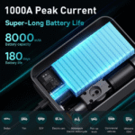 Baseus 2 In 1 Car Jump Starter Power Bank Air Compressor Inflator Pump 1000A Portable Power