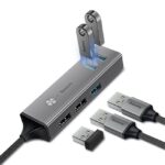 Baseus Cube USB3.0 to USB 3.0*3+USB2.0 *2 Hub Adapter - Image 3