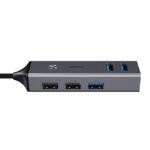Baseus Cube USB3.0 to USB 3.0*3+USB2.0 *2 Hub Adapter - Image 6