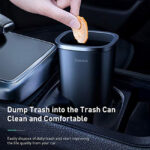 Baseus Dust Free Vehicle Mounted Trash Can 5