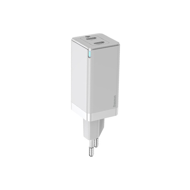Baseus GaN 45W Dual Type C Mini Quick Charger Baseus GaN 45W Dual Type C Mini Quick Charger