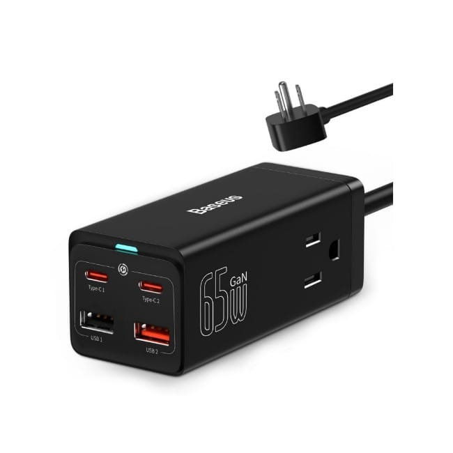 Baseus GaN3 Pro CN 3 Pin 2AC2U2C 65W Desktop Powerstrip Baseus GaN3 Pro CN 3 Pin 2AC2U2C 65W Desktop Powerstrip