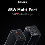Baseus GaN3 Pro Fast Charger 2CU 65W 1