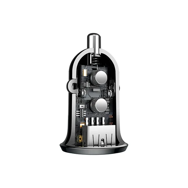 Baseus Grain Pro Dual Port 44W 4.8A Car Charger 3