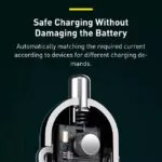 Baseus Grain Pro Dual Port 44W 4.8A Car Charger 6