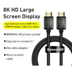 Baseus High Definition Series 8K Zinc Alloy HDMI Cable1