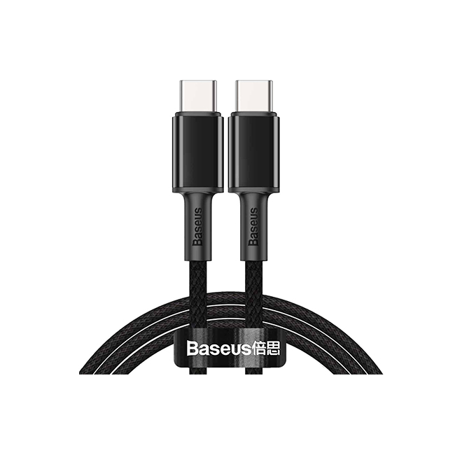 Baseus High Density Braided 100W Fast Charging Type C to Type C Cable Baseus High Density Braided 100W Fast Charging Type C to Type C Cable