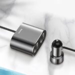 Baseus High Efficiency 2-in-1 Cigarette Lighter with Dual USB Car Charger - Image 8