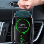 Baseus Milky Way 15W Electric Bracket Wireless Car Charger 6