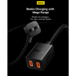 Baseus PS211 CN 1AC Non Rewirable Portable Power Strip Socket 1