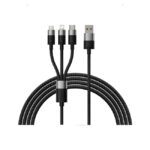 Baseus StarSpeed 3 in 1 USB to Micro Type C Lightning Ca
