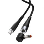 Baseus Zinc Magnetic Series 100W Type C to DC Round Port Lenovo Laptop Charging Cable 1