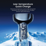 Brave 80W 3 Ports Transparent Digital Display Fast Car Charger PD dual Q3.0 3