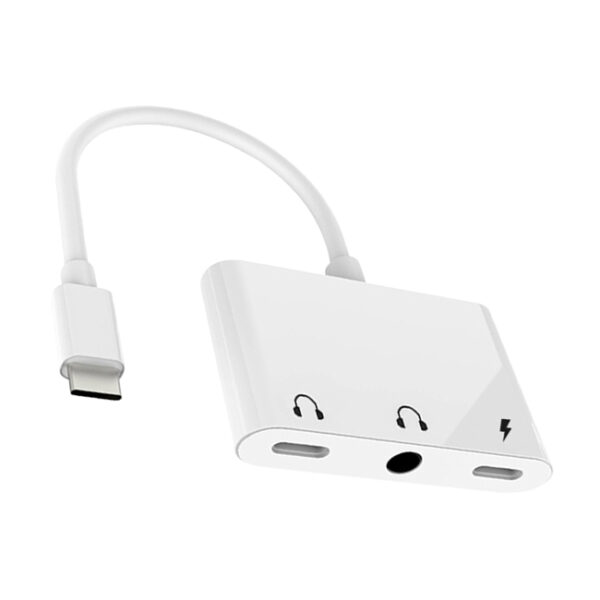 COTEetCI USB C 3 in 1 Audio Adapter