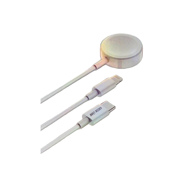 Green Lion 2 in 1 Magnetic Wireless Charging Cable Green Lion 2 in 1 Magnetic Wireless Charging Cable