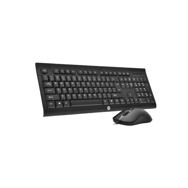 HP km100 Waterproof USB Wired Gaming Keyboard Mouse Combo In Sri Lanka Otc.lk