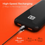 HyperGear 20K 15W Digital Display Dual USB USB C 10000mAh Power Bank 4