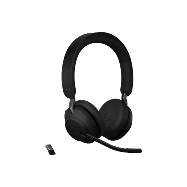 Jabra Evolve2 65 MS Stereo Wireless Headset with Link 380a A