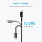 Anker PowerLine+ Select 3ft USB-C to USB-C 2.0 Cable - A8032H21 - Image 6