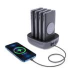 Powerology 4 in 1 Wireless 100000mAh Power Bank Station with Lightning and Type C Cable 4