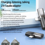Remax RL LA09 Lightning Audio Adapter 2