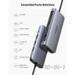 UGREEN 10 in 1 USB C Multifunction Hub 80133 02