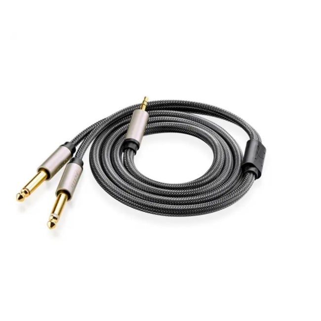 UGREEN 10615 3.5mm TRS to Dual 6.35mm TS Stereo Audio 2M Cab UGREEN 10615 3.5mm TRS to Dual 6.35mm TS Stereo Audio 2M Cab