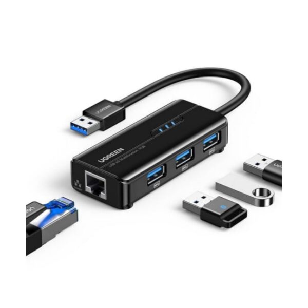 UGREEN 20265 USB 3.0 Hub Ethernet Adapter