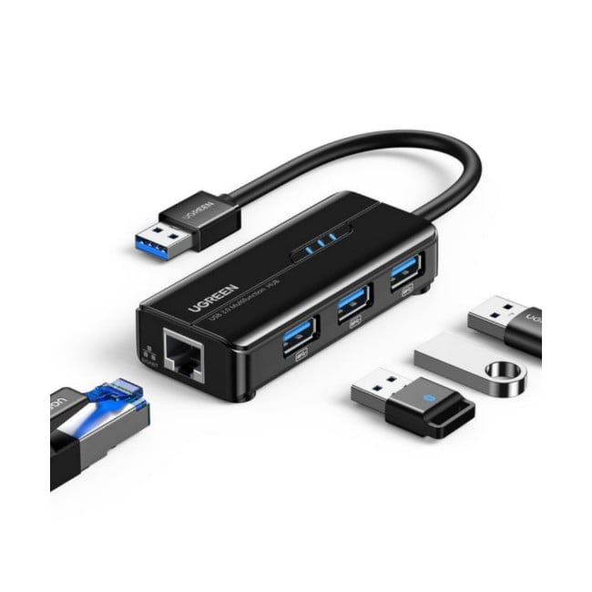 UGREEN 20265 USB 3.0 Hub Ethernet Adapter UGREEN 20265 USB 3.0 Hub Ethernet Adapter