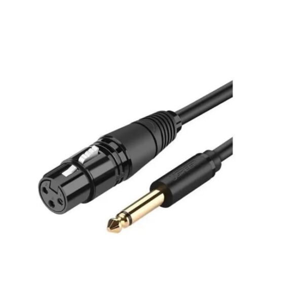 UGREEN 20719 6.5MM to Cannon Female 2M AV Cable