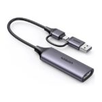 UGREEN 25854 4K HDMI to USBA USB C Video Capture Card