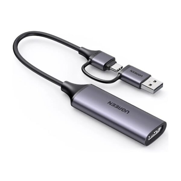 UGREEN 25854 4K HDMI to USBA USB C Video Capture Card
