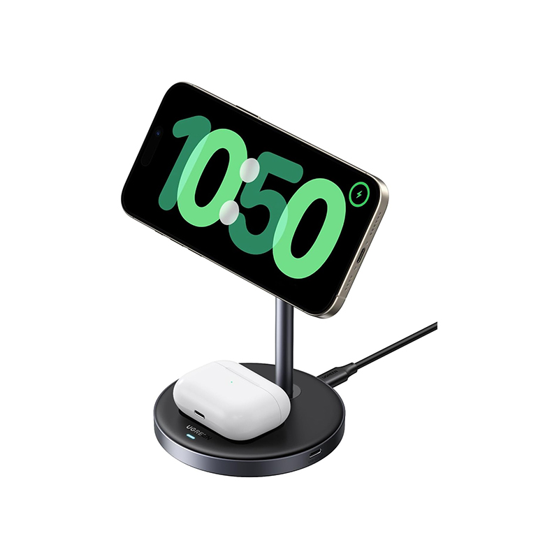 UGREEN 45382 2 in 1 15W Magnetic Wireless Charger3 UGREEN 45382 2 in 1 15W Magnetic Wireless Charger3