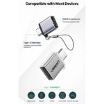 UGREEN 50283 USB C to USB 3.0 FM Transmission Adapter 2