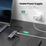 UGREEN 60812 USB 3.0 Hub with RJ45 Gigabit Ethernet 03