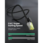 UGREEN 80421 Cat 7 Round Braided Ethernet 1M Cable 2