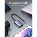 UGREEN 80888 USB C to SD TF Memory Card Reader 3