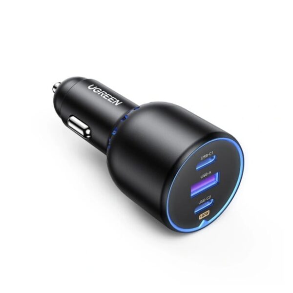 UGREEN 90413 130W 3 Port Fast Car Charger