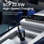 UGREEN 90413 130W 3 Port Fast Car Charger2